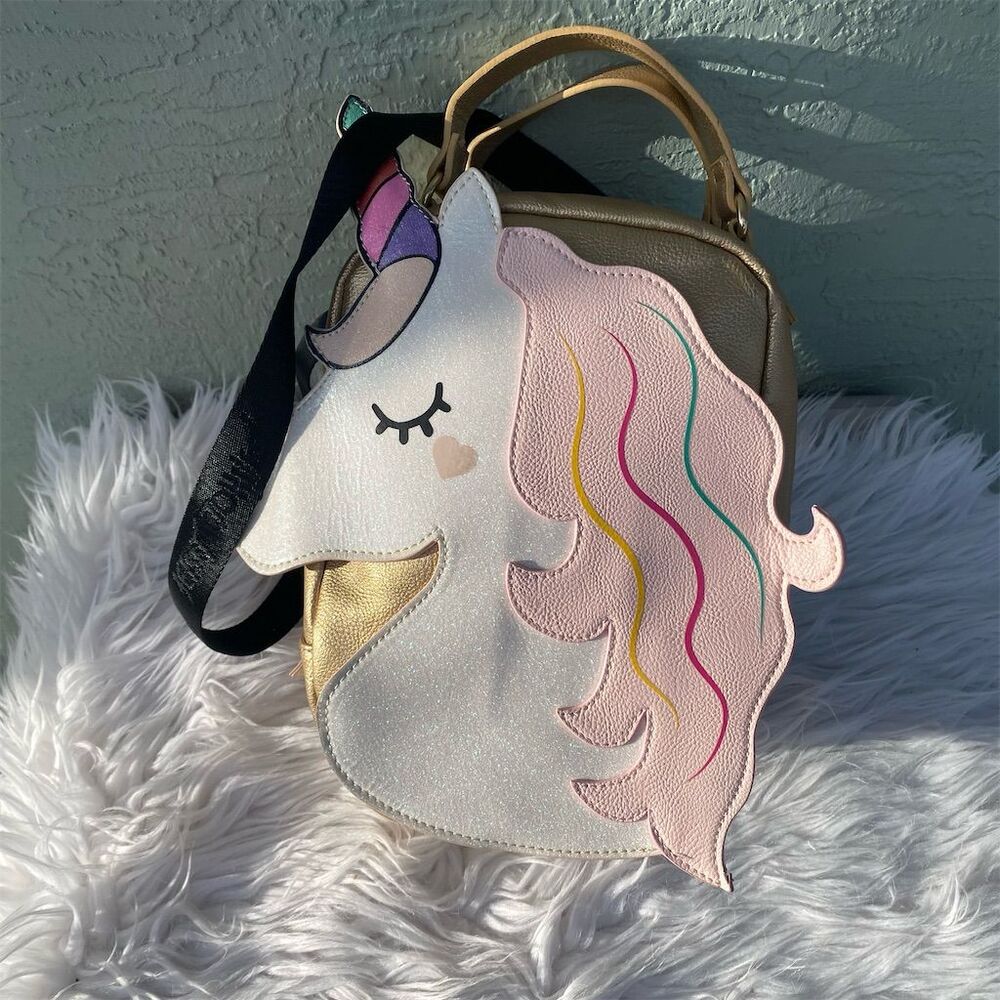 Betsey Johnson Unicorn Lunch Tote Bag Multicolor Unisex Casual